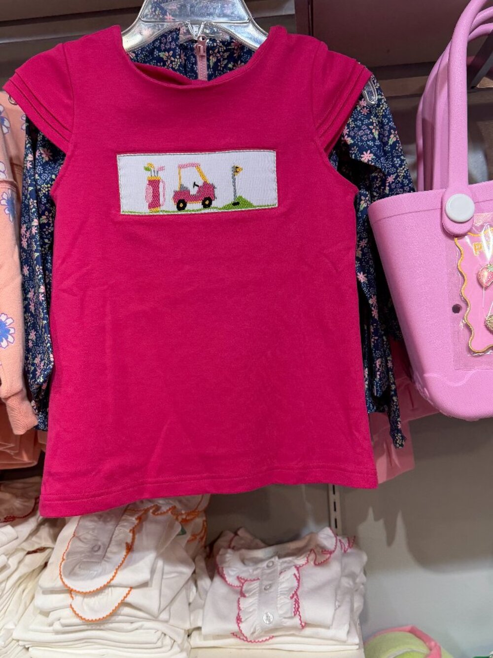 NWT Vive la Fete Smocked Golf Shirt
